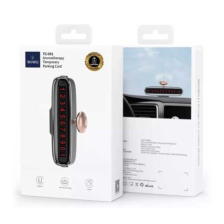 WiWU TC-001 Aromatherapy Temporary Parking Card Package box WiWU TC-001 Aromatherapy Temporary Parking Card Package box