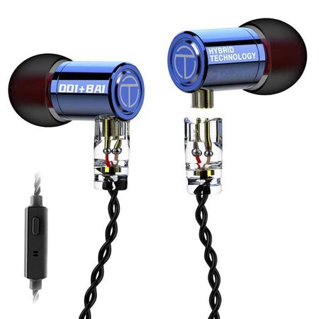 TRN M10 1BA 1DD Dual Driver Earphones