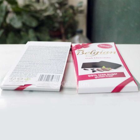 Belgian Dark Chocolate Less Sugar Gluten Free