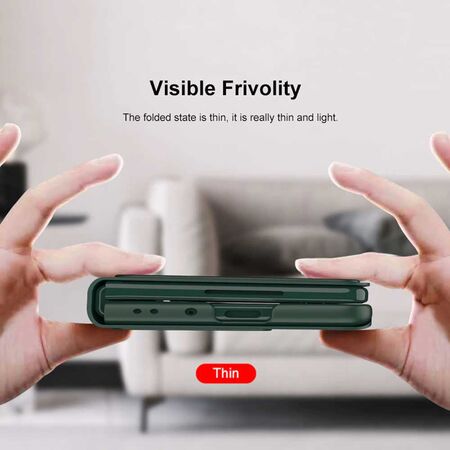 GKK Leather Magnetic Flip Case for Samsung Z Fold 3