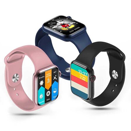 M16 Plus Smart Watch Blue, Black, Pink Color Strap M16 Plus Smart Watch Blue, Black, Pink Color Strap