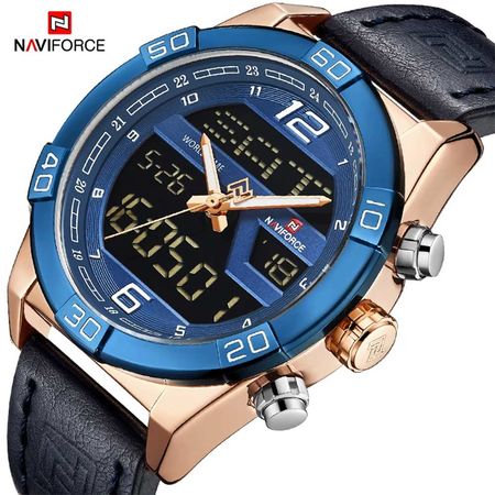 Naviforce 9128 watch blue