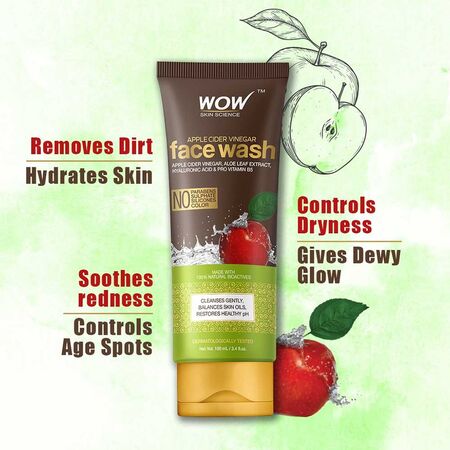 Benefits of WOW Skin Science Apple Cider Vinegar Face Wash Benefits of WOW Skin Science Apple Cider Vinegar Face Wash