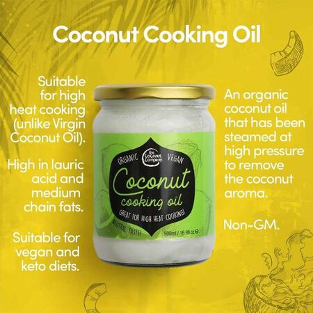 Coconut Company Organic Coconut Cooking Oil specifications