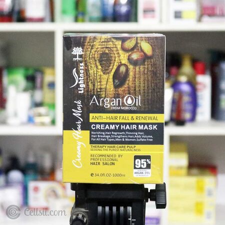 Lightness Argan Oil Anti Fall Creamy Hair Mask