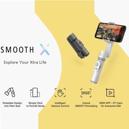 about of Zhiyun SMOOTH X Essential Combo Smartphone Gimbal about of Zhiyun SMOOTH X Essential Combo Smartphone Gimbal