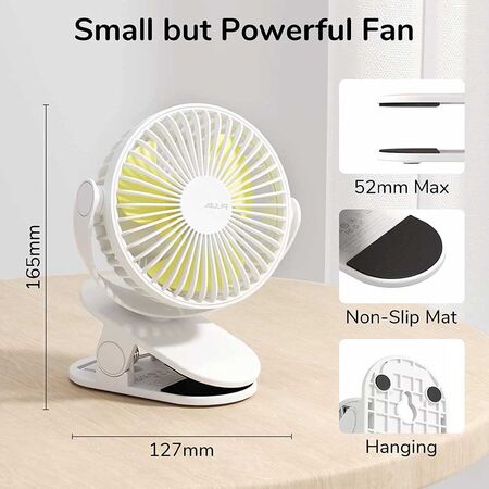 Jisulife FA18S Portable USB Rechargeable Fan