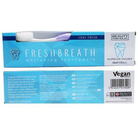 Beauty Formulas Fresh Breath Whitenng Toothpaste