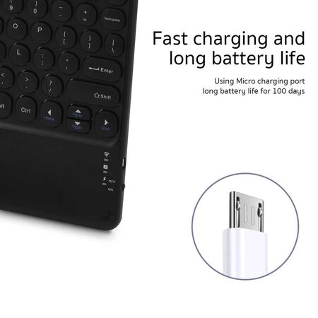 COTEetCI Smart KeyBoard Pad Case with Touch Pad for iPad