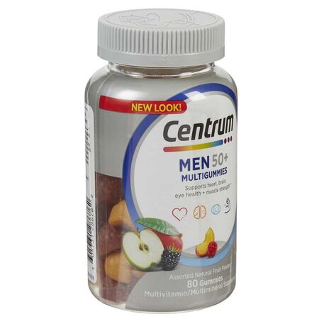 Centrum Multi Gummies Men 50+ Fruit Flavors Centrum Multi Gummies Men 50+ Fruit Flavors