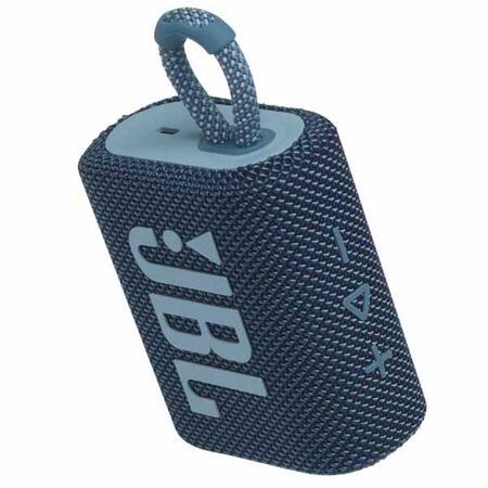 JBL Go 3 Portable Waterproof Speaker Blue