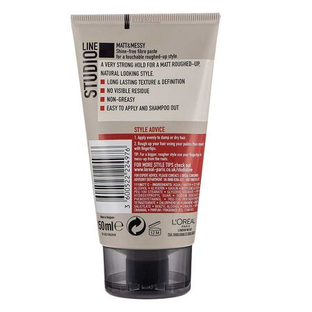 L'Oréal Studio Line Matt & Messy Shine-Free Fibre Paste