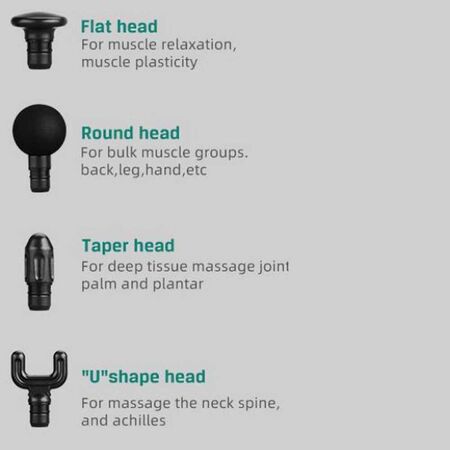 Features of Santa Barbara Mini Portable Fascial Electric Massager Gun