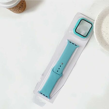 Silicone Full Cover Strap Screen Protector Case for iWatch