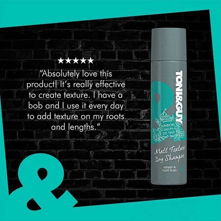 Toni & Guy Casual Matt Texture Dry Shampoo 147g