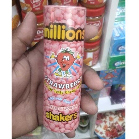 Millions Strawberry Shaker Tube 90g