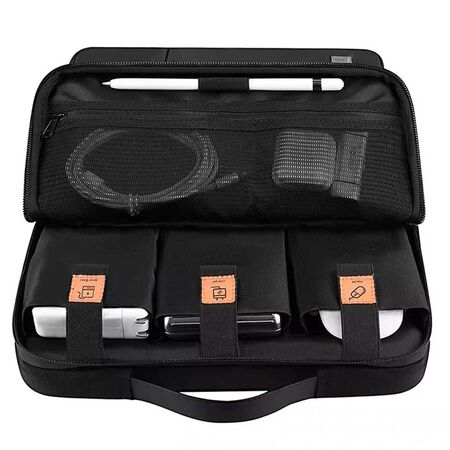 WiWU Alpha Double Layer Black Sleeve Case for 15.6 inch Laptop