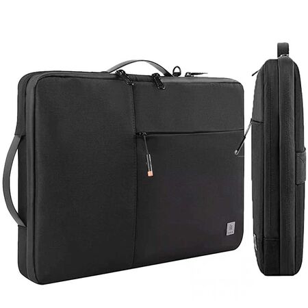 WiWU Alpha Double Layer Black Sleeve Case for 15.6 inch Laptop