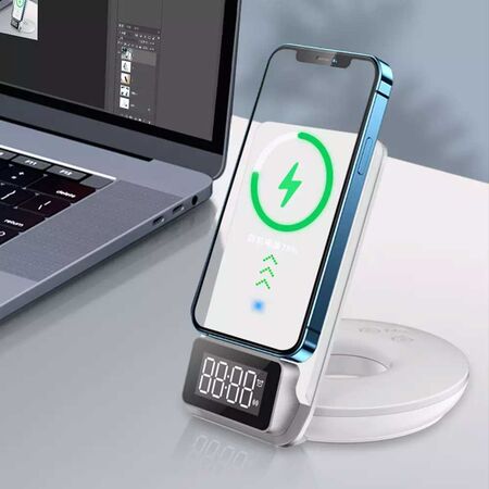 WiWU M11 Automatic Positioning 4 in 1 Wireless Charger WiWU M11 Automatic Positioning 4 in 1 Wireless Charger