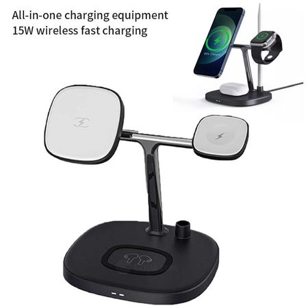 WiWU M8 Power Air 4 in 1 Qi Magnetic Wireless Charger