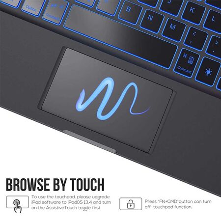 WiWU Waltz Rotating Magic Smart Keyboard Case for iPad