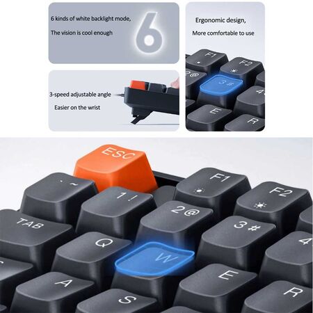 Xiaomi Wired Mechanical Keyboard Gaming & type mode
