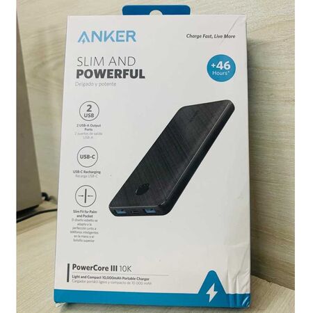 Anker Power Core III Sense Wireless Power Bank 10K Box Packaging