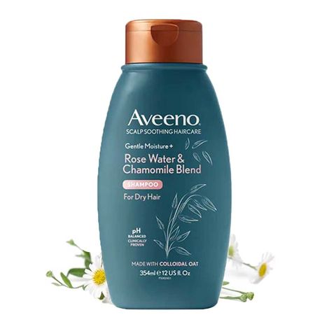 Aveeno Gentle Moisture+ Rose Water & Chamomile Blend Shampoo 354ml