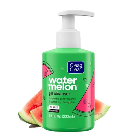 Clean & Clear Hydrating Watermelon Gel Cleanser 222ml