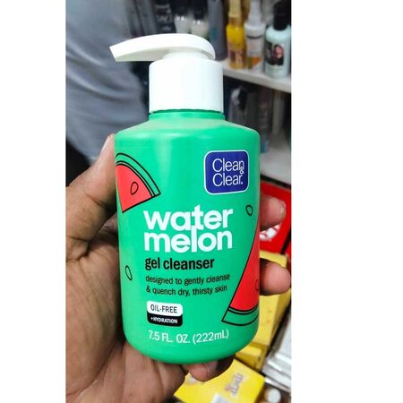 Clean & Clear Hydrating Watermelon Gel Cleanser 222ml