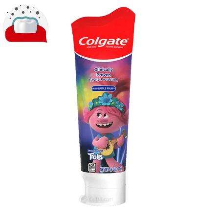 Colgate Trolls Mild Bubble Fruit Toothpaste 130g