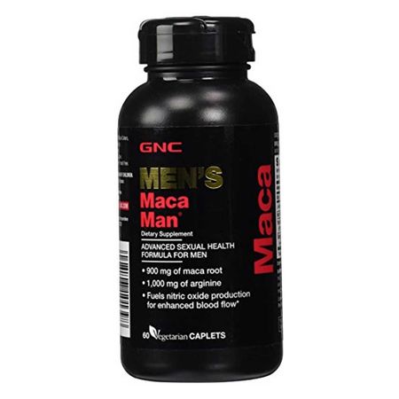 GNC Maca Man Root Arginine For Enhanced Blood Flow 60 Capsules