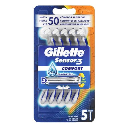 Gillette Sensor 3 Comfort Mens Disposable Razors