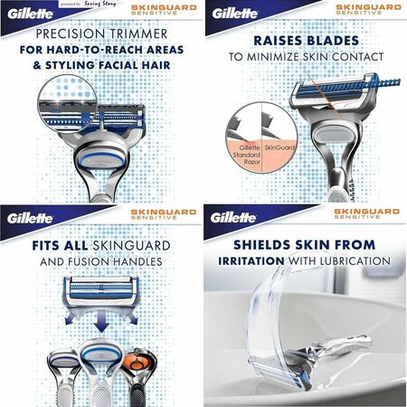 Gillette Skinguard Sensitive Skin Power Shave Trimmer Razor