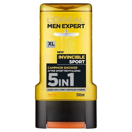 L'Oréal Men Expert Invincible Sport 5 in 1 Shower Gel 300ml