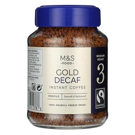 M&S Food Gold Decaf Instant Coffee 100g