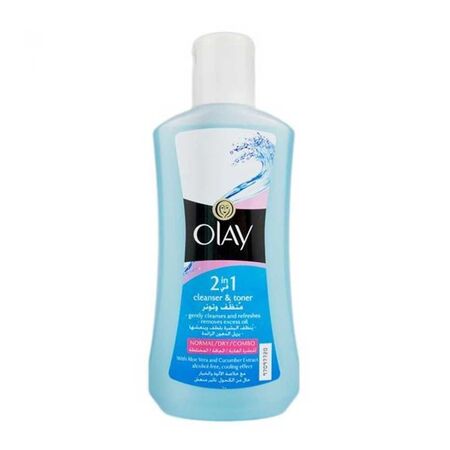 Olay 2 in 1 Cleanser & Toner For Normal Dry & Combination Skin 200ml Olay 2 in 1 Cleanser & Toner For Normal Dry & Combination Skin 200ml