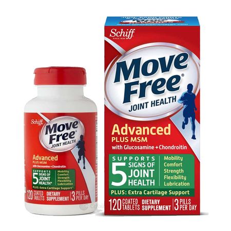 Schiff Move Free Joint Health Advanced Plus MSM 120 Tablets