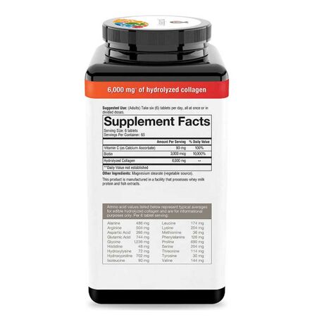 Youtheory Collagen Plus Biotin 390 Tablets