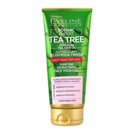 Eveline Botanic Expert Tea Tree Antibacterial Face Wash Gel 175ml