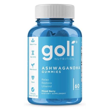 Goli Nutrition Ashwagandha Gummy Mixed Berry 60 Count