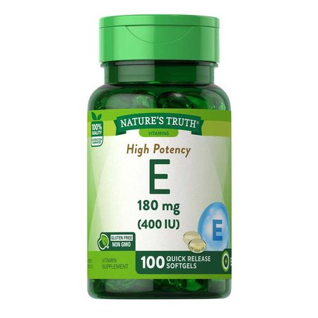 Nature's Truth High Potency Vitamin E Dietary Supplement 180mg