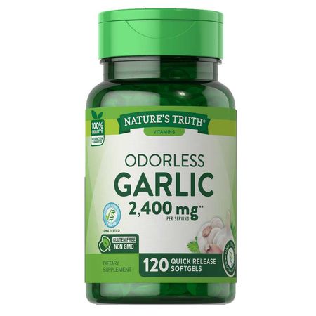 Nature's Truth High Strength Odorless Garlic Tablets 2400mg