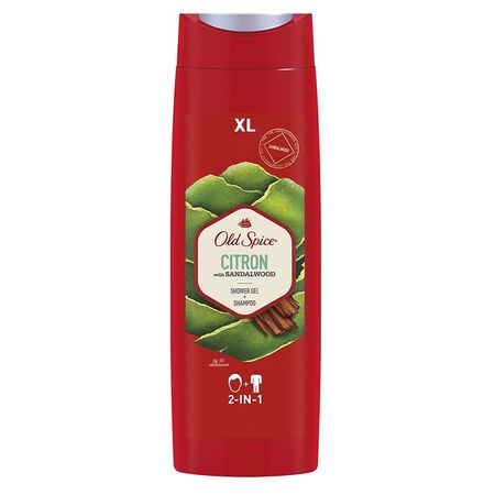 Old Spice Citron Shower Gel & Shampoo For Men 400ml