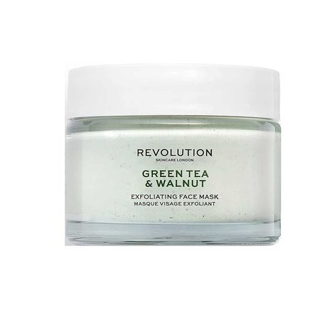 Revolution Skincare Green Tea & Walnut Exfoliating Face Mask 50ml