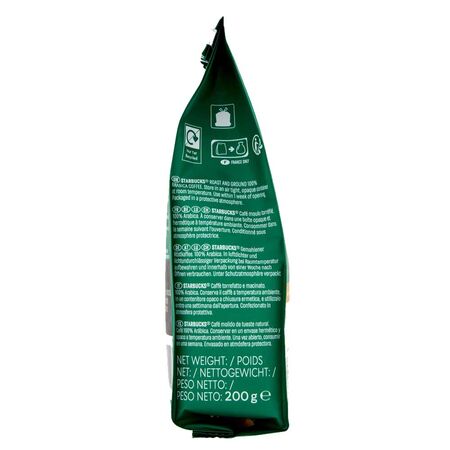 Starbucks Veranda Blend Blonde Roast Ground Coffee 200g Starbucks Veranda Blend Blonde Roast Ground Coffee 200g