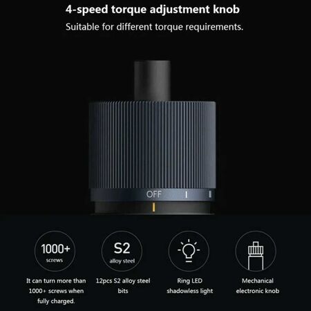 Xiaomi Hoto 3.6V Cordless Rechargeable Electric Screwdriver