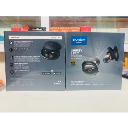 Anker Soundcore Liberty 3 Pro Active Noise Cancelling Earbuds Box Pakage Anker Soundcore Liberty 3 Pro Active Noise Cancelling Earbuds Box Pakage
