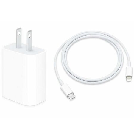 Apple iPhone 13 Pro 20W USB-C Power Adapter USB-C to Lightning Cable