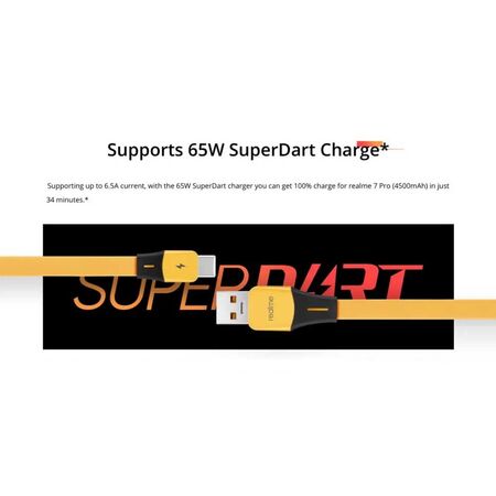 Realme 65W Type-C SuperDart Cable
